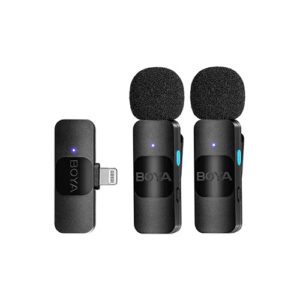 Micrófono Doble BOYA BY-V2 inalámbrico para iPhone