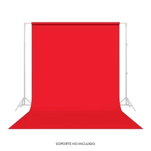 Fondo Muselina Rojo 3x6mts para fotografía y video