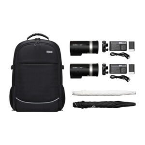 Kit Flash GODOX AD300Pro x2 + Maleta + Softbox + Sombrillas