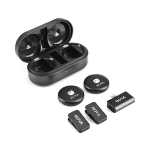 Micrófono Inalámbrico BOYA Omic-D Lightning / 2,4 GHz Blanco/Negro