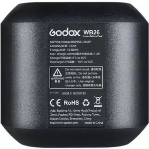 Batería WB-26 GODOX para AD600PRO