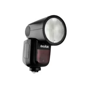Flash GODOX V1 Canon Cabeza redonda y batería de litio