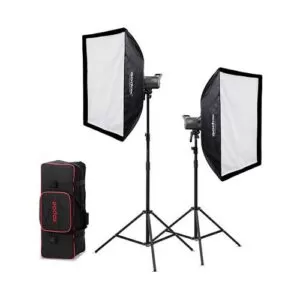 Kit LED GODOX Litemons LA150Bi-K2 / 2 Leds Bi-color + Accesorios