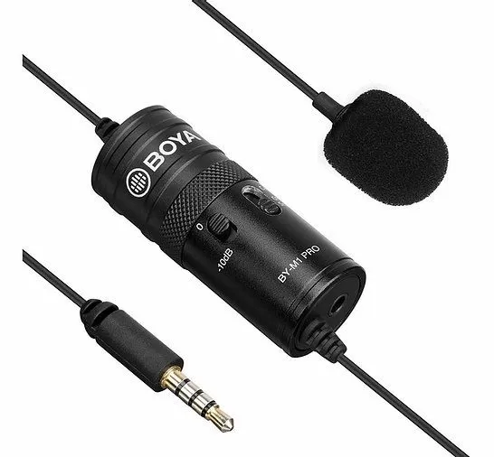 Micrófono BOYA de Solapa BY-M1 PRO Lavalier