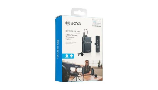 Boya BY-WM4 Pro K5 - sistema de microfono inalambrico para android y  dispositivos tipo c