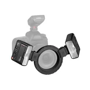 Macro Flash GODOX Kit MF12-K2 con TTL y Batería de Litio