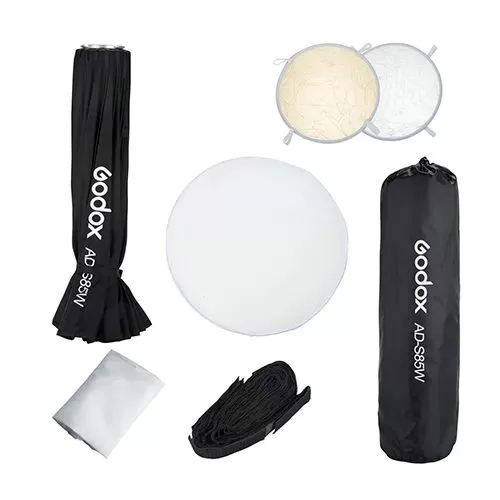 Softbox GODOX AD-S85W + Grid Mont Godox Interior Blanco - Imagen 3