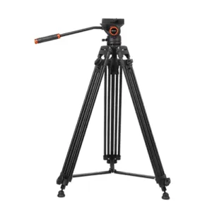 Trípode Profesional TRIOPO DV965+HY550 Para Video - Cabezal Hidráulico