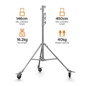 Roller Stand GODOX SA5045 / 450cm Soporte de rodillos acero resistente