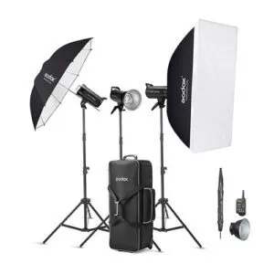 KIT Flash de estudio GODOX SK400II V-D (3 Flash)