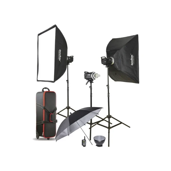 Kit de Estudio GODOX MS300-D (3 Flash)