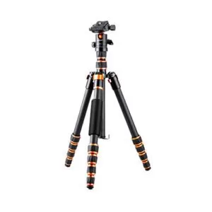 Trípode K&F CONCEPT KF09.077v3 profesional de fibra de carbono