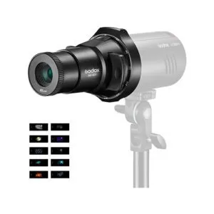 Kit de Proyeccion GODOX AK-R21 + 60 Dispositivas + AK-R25 para Speedlite