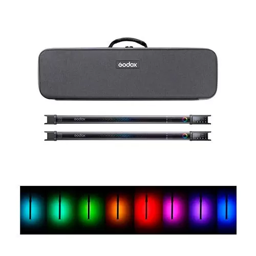 Barra Led RGB GODOX TL60-K2 Kit de 2 Luces, 39 efectos de luz
