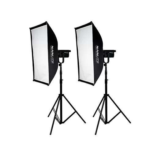 Kit Led NANLITE FS-300B Dos cabezas de luz continua Bi-color - Imagen 2