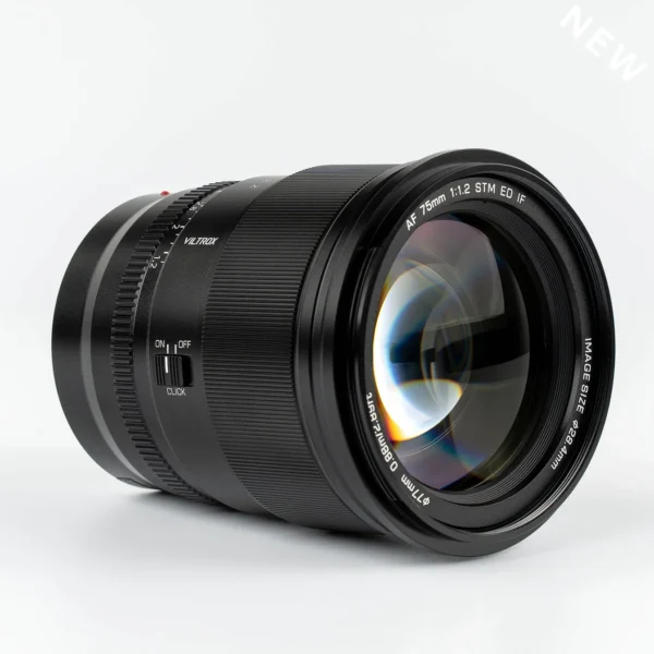 Lente Viltrox AF 75mm f/1.2 E, Viltrox, Lente Viltrox, Lente para cámaras Sony